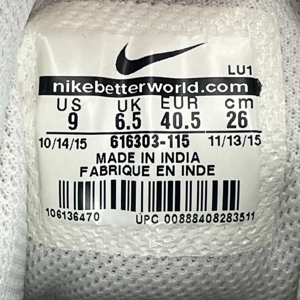 Nike Son of Force Mid Shoes‎ Women's 9 Triple White Athletic Sneakers 616303-115